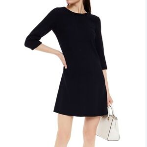 Goat Plum Lola Wool Crepe Dress